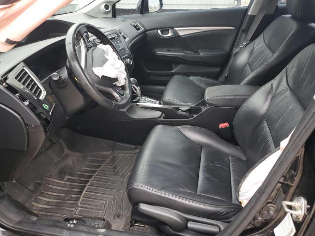 2HGFB2F9XDH515919 - 2013 HONDA CIVIC EXL 黑色 照片 7