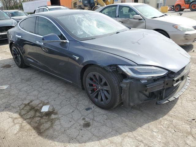 5YJSA1E44LF379291 - 2020 TESLA MODEL S Մոխրագույն լուսանկար 4