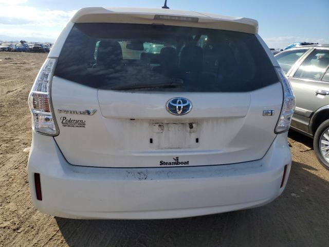 JTDZN3EU7C3166993 - 2012 TOYOTA PRIUS V WHITE photo 6