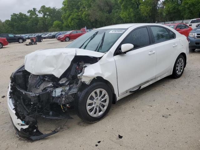 3KPF24AD1ME353549 - 2021 KIA FORTE FE WHITE photo 1