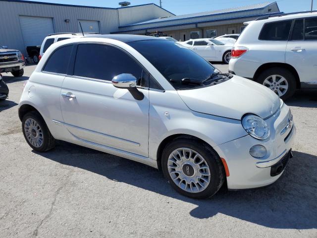 3C3CFFCR2FT668066 - 2015 FIAT 500 LOUNGE WHITE photo 4