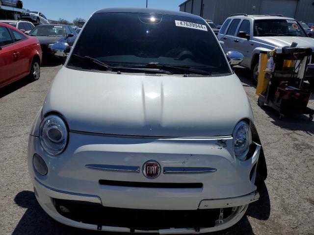 3C3CFFCR2FT668066 - 2015 FIAT 500 LOUNGE WHITE photo 5