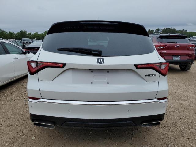 5J8YD9H47NL010793 - 2022 ACURA MDX TECHNOLOGY WHITE photo 6