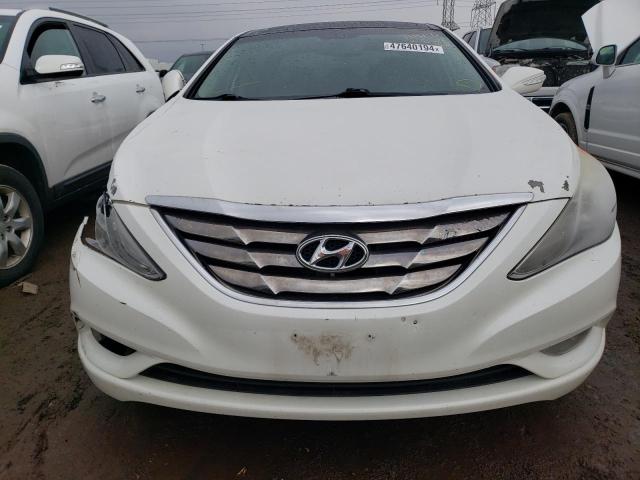 5NPEC4ABXCH329462 - 2012 HYUNDAI SONATA SE WHITE photo 5