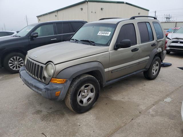 1J4GK48K37W507840 - 2007 JEEP LIBERTY SPORT TAN photo 1