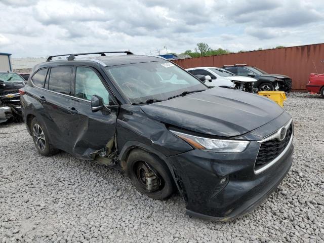 5TDGZRAH4LS503514 - 2020 TOYOTA HIGHLANDER XLE Negro foto 4