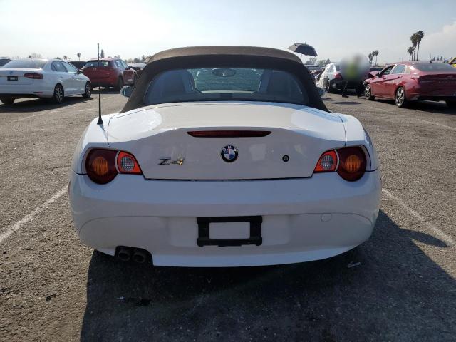 4USBT33504LS52614 - 2004 BMW Z4 2.5 WHITE photo 6