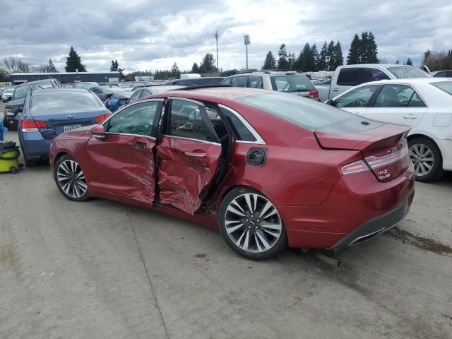 3LN6L5E96KR621733 - 2019 LINCOLN MKZ RESERVE II RED photo 2