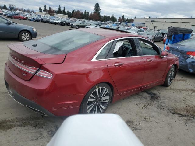 3LN6L5E96KR621733 - 2019 LINCOLN MKZ RESERVE II RED photo 3