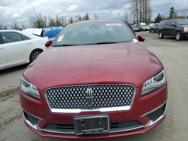 3LN6L5E96KR621733 - 2019 LINCOLN MKZ RESERVE II RED photo 5