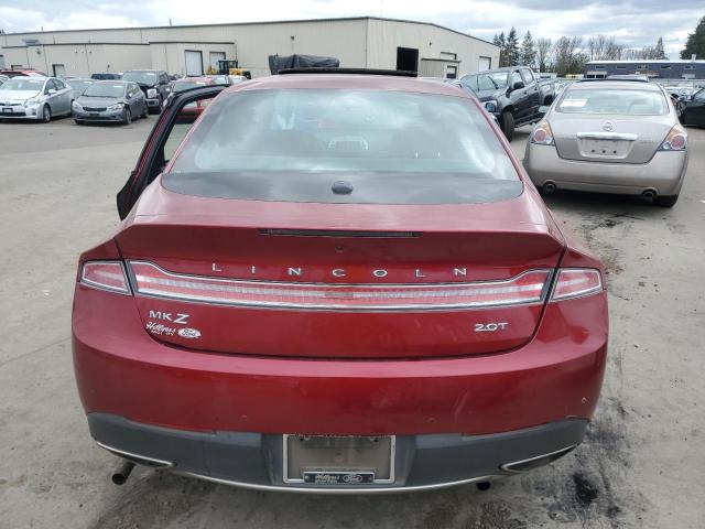 3LN6L5E96KR621733 - 2019 LINCOLN MKZ RESERVE II RED photo 6