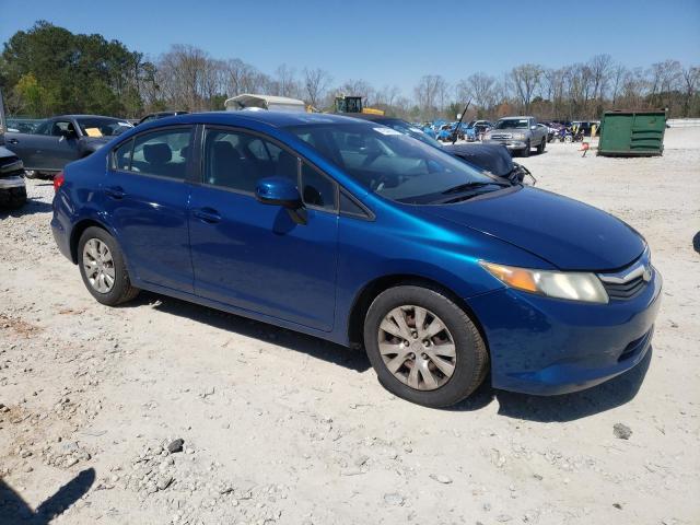 2HGFB2F59CH511064 - 2012 HONDA CIVIC LX BLUE photo 4