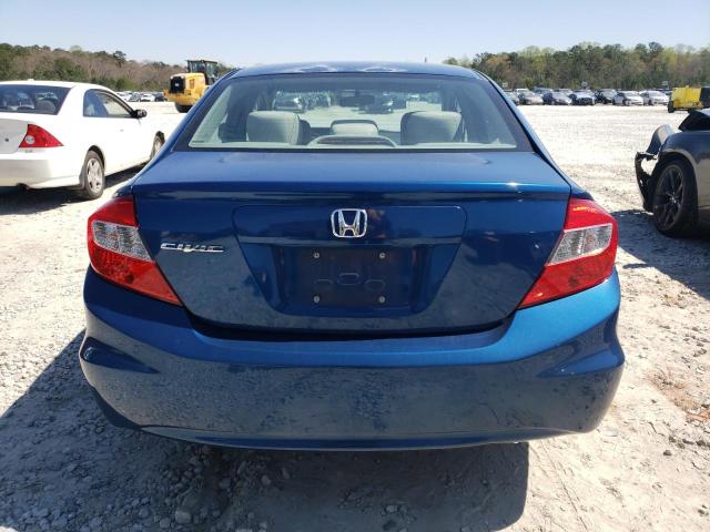 2HGFB2F59CH511064 - 2012 HONDA CIVIC LX BLUE photo 6