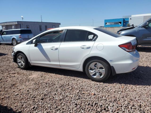 19XFB2F52EE069631 - 2014 HONDA CIVIC LX WHITE photo 2