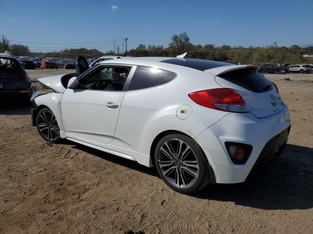 KMHTC6AE5GU284726 - 2016 HYUNDAI VELOSTER TURBO WHITE photo 2