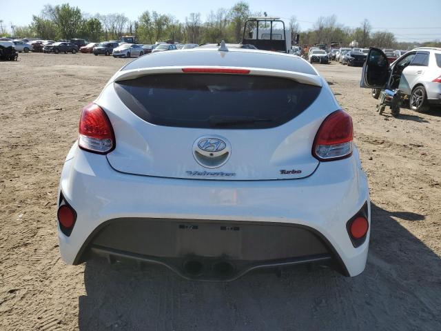 KMHTC6AE5GU284726 - 2016 HYUNDAI VELOSTER TURBO WHITE photo 6