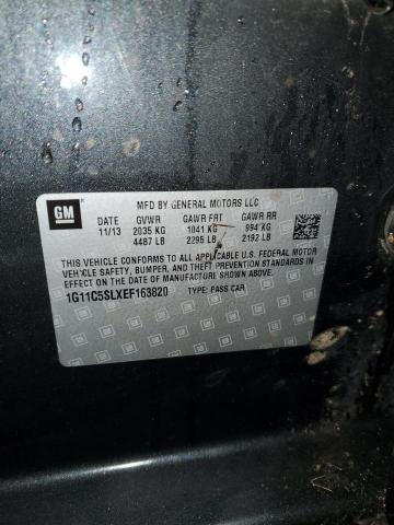 1G11C5SLXEF163820 - 2014 CHEVROLET MALIBU 1LT 灰色 照片 12