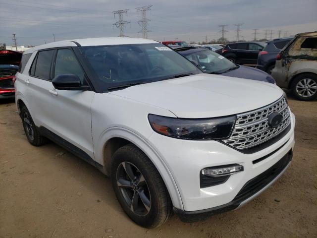 1FM5K8AW7LGB30477 - 2020 FORD EXPLORER POLICE INTERCEPTOR أبيض صورة 4