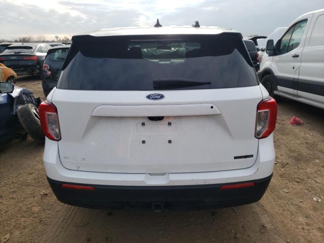 1FM5K8AW7LGB30477 - 2020 FORD EXPLORER POLICE INTERCEPTOR أبيض صورة 6