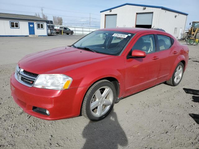 1C3CDZCB5DN606961 - 2013 DODGE AVENGER SXT RED photo 1