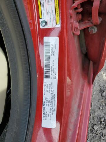 1C3CDZCB5DN606961 - 2013 DODGE AVENGER SXT RED photo 12