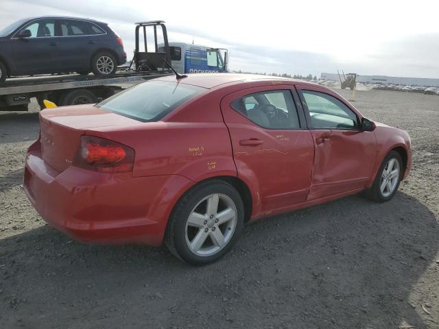 1C3CDZCB5DN606961 - 2013 DODGE AVENGER SXT RED photo 3