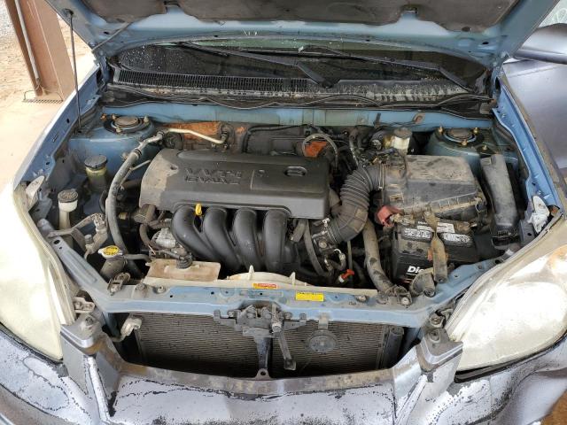 2T1KR32E65C466425 - 2005 TOYOTA COROLLA MA XR BLUE photo 11