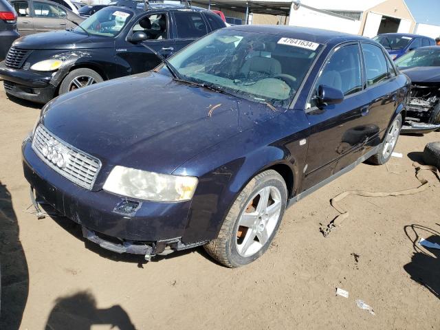 WAULC68E83A225186 - 2003 AUDI A4 1.8T QUATTRO BLUE photo 1