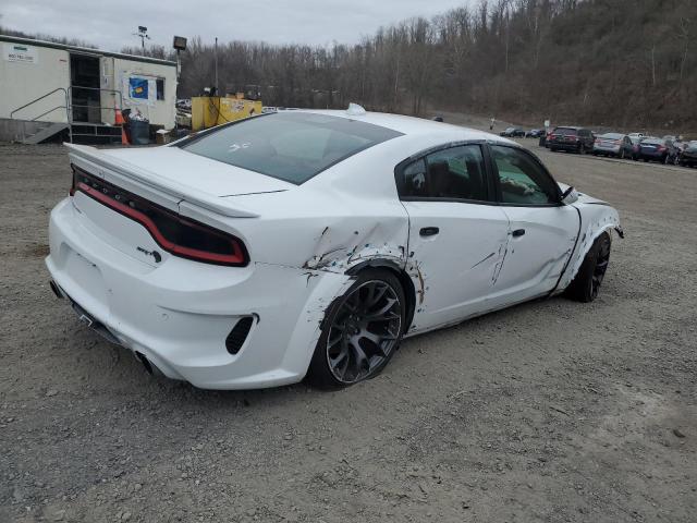 2C3CDXL9XMH618887 - 2021 DODGE CHARGER SRT HELLCAT WHITE photo 3