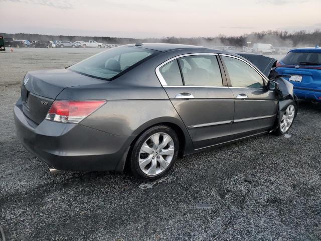 1HGCP36808A000627 - 2008 HONDA ACCORD EXL GRAY photo 3