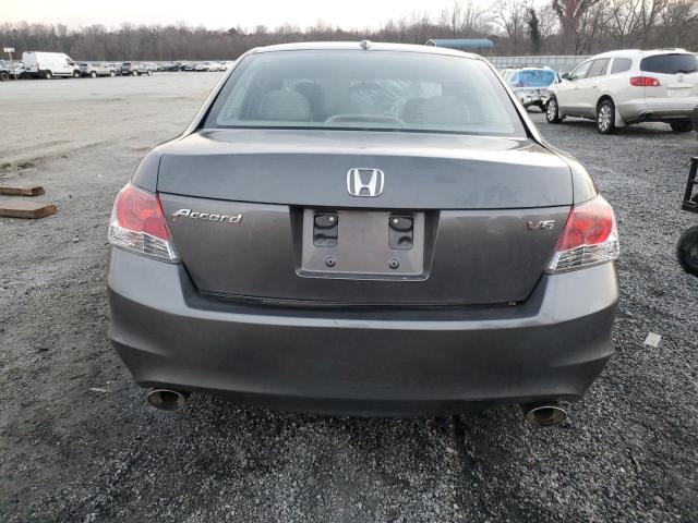 1HGCP36808A000627 - 2008 HONDA ACCORD EXL GRAY photo 6