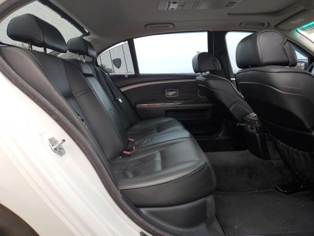 WBAHN83558DT87088 - 2008 BMW 7 SERIES LI WHITE photo 10