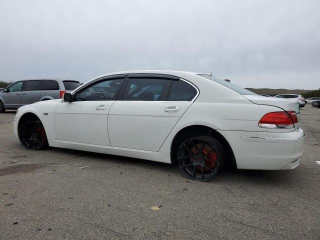 WBAHN83558DT87088 - 2008 BMW 7 SERIES LI WHITE photo 2