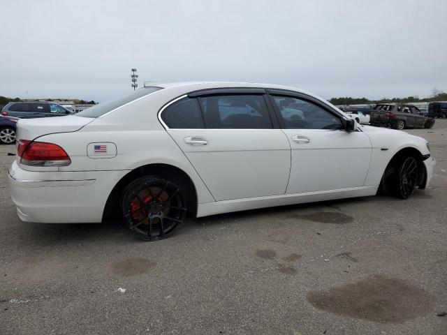 WBAHN83558DT87088 - 2008 BMW 7 SERIES LI WHITE photo 3