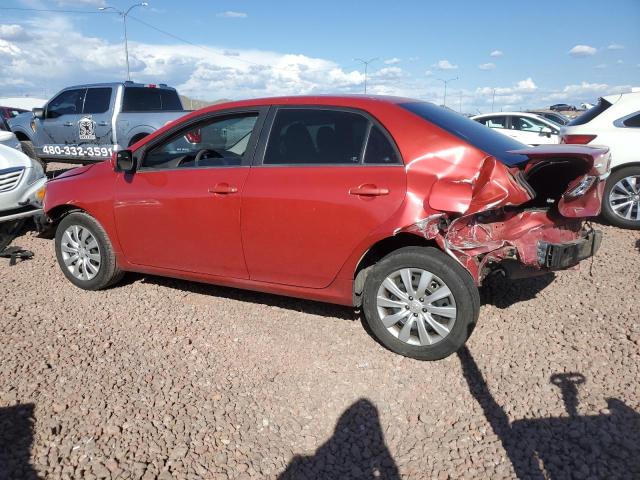 5YFBU4EE3DP130830 - 2013 TOYOTA COROLLA BASE RED photo 2