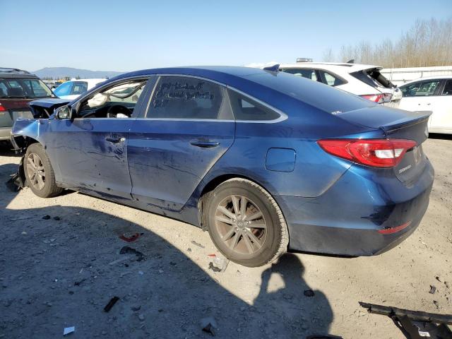 5NPE24AF6FH026205 - 2015 HYUNDAI SONATA SE BLUE photo 2