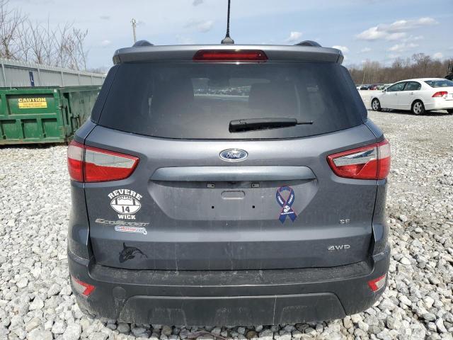 MAJ6S3GL5KC291348 - 2019 FORD ECOSPORT SE 银色 照片 6