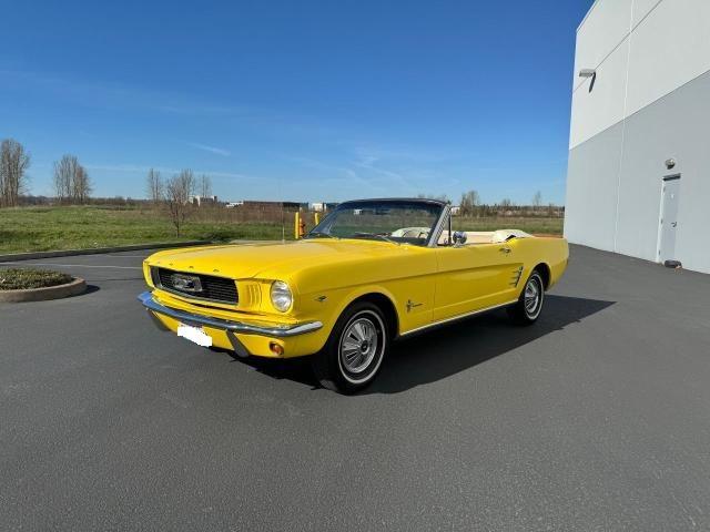 6R08C204301 - 1966 FORD MUSTANG YELLOW photo 2