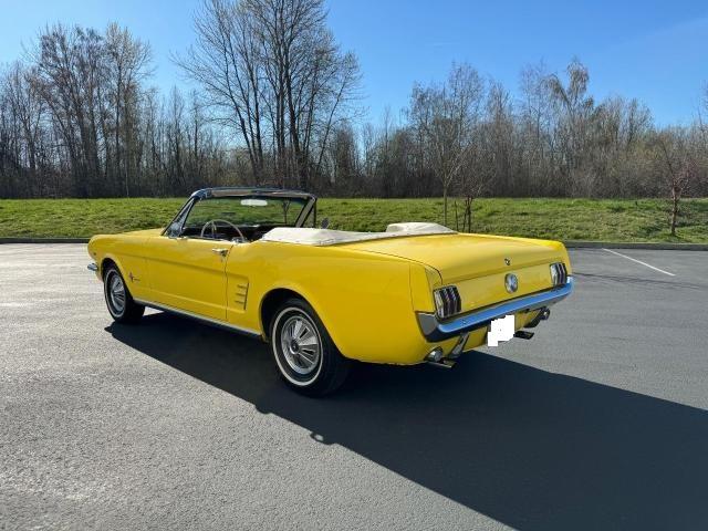 6R08C204301 - 1966 FORD MUSTANG YELLOW photo 3