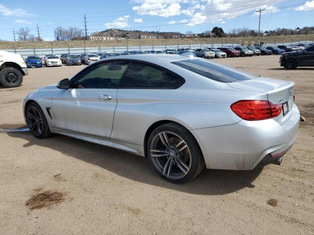 WBA3R5C51FF785350 - 2015 BMW 435 XI SILVER photo 2