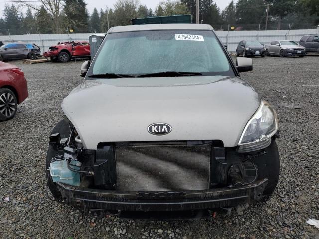 KNDJT2A59D7494910 - 2013 KIA SOUL GRAY photo 5