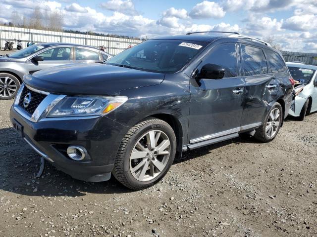 5N1AR2MM5FC663621 - 2015 NISSAN PATHFINDER S BLACK photo 1
