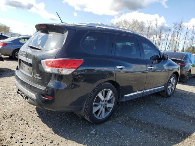 5N1AR2MM5FC663621 - 2015 NISSAN PATHFINDER S BLACK photo 3