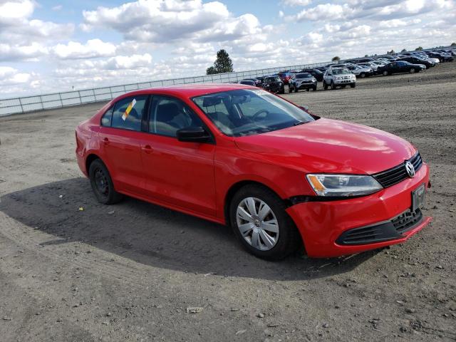 3VW2K7AJ1BM383527 - 2011 VOLKSWAGEN JETTA BASE 红色 照片 4