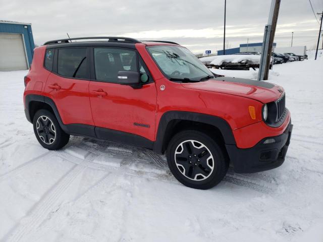 ZACCJBCBXHPF01762 - 2017 JEEP RENEGADE TRAILHAWK RED photo 4