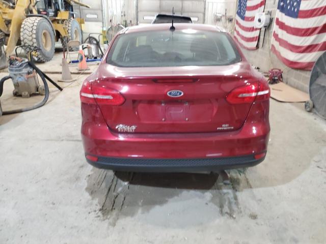 1FADP3F29FL293756 - 2015 FORD FOCUS SE RED photo 6