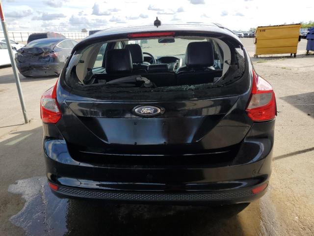 1FAHP3M24CL423698 - 2012 FORD FOCUS SEL BLACK photo 6