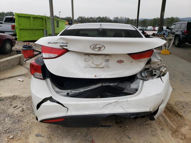 KMHDH6AE1DU023658 - 2013 HYUNDAI ELANTRA CO GS WHITE photo 6