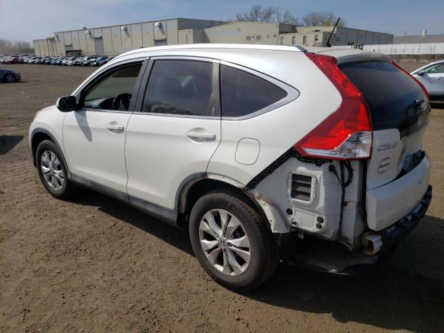 5J6RM4H76CL082060 - 2012 HONDA CR-V EXL WHITE photo 2