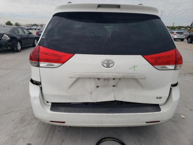 5TDKK3DC9BS063428 - 2011 TOYOTA SIENNA LE WHITE photo 6